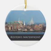 Boston's Schilderachtig Waterfront Ornament (Voorkant)