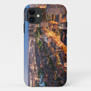 Boston's skyline bij zonsondergang Case-Mate iPhone case