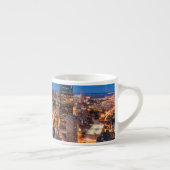 Boston's skyline bij zonsondergang espresso kop (Rechts)