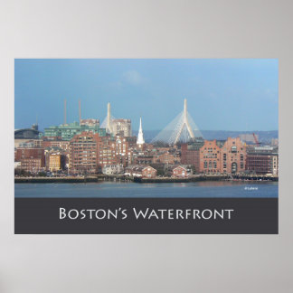 Boston's Zakim Bridge Poster
