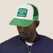 Bostonse bestuurders zijn gek trucker pet (In situ)
