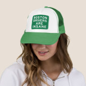 Bostonse bestuurders zijn gek trucker pet (In situ)