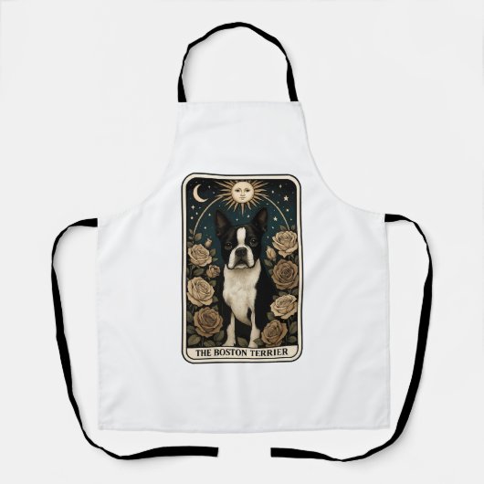 Bostonterriër Schort (Voorkant)