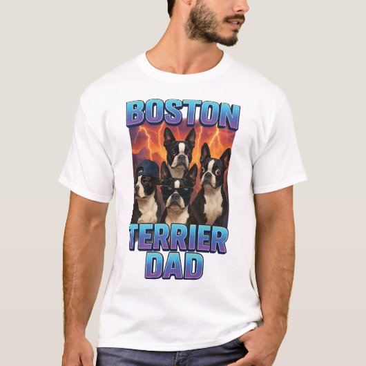 Bostonterriër T-shirt (Voorkant)