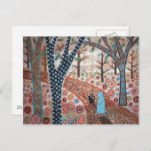 bostuinlandschap briefkaart (Voorkant / Achterkant)