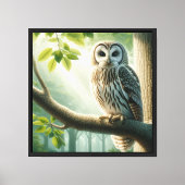 Bosuil Canvas Afdruk (Voorkant)