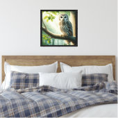 Bosuil Canvas Afdruk (Insitu (Slaapkamer))