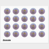 Bosuil Dank Je Ronde Sticker (Vel)