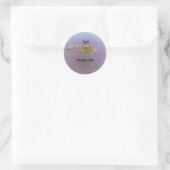 Bosuil Dank Je Ronde Sticker (Tas)