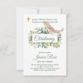 Bosuil doop uitnodigingen Doop  (Voorkant)