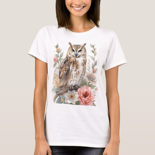 Bosuil fluistert t-shirt (Voorkant)