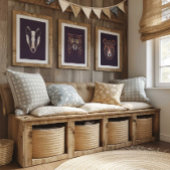 Bosuil-kinderkamer-muurkunst Poster Print