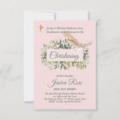 Bosuil Meisjes Doop Uitnodigingen Doopfeest (Voorkant)