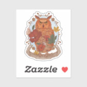 Bosuil Sticker (Vel)
