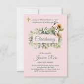 Bosuilmeisjes doop uitnodigingen Doop  (Voorkant)