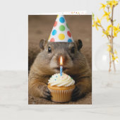 Bosuimdag met cupcake kaart (Gele Bloem)