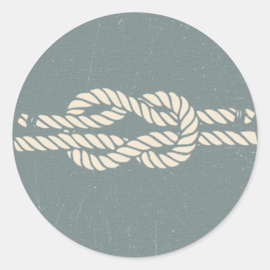 Bosun Jones' Knot Guide - De heksen Snatch Ronde Sticker (Voorkant)