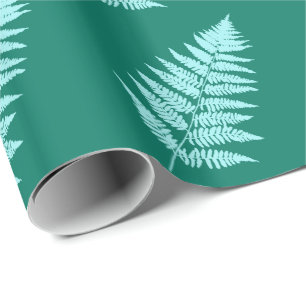 Bosvaren 1, Turquoise en Aqua Cadeaupapier
