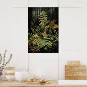 Bosvaren afdrukbaar, bosrijke wall print (Keuken)