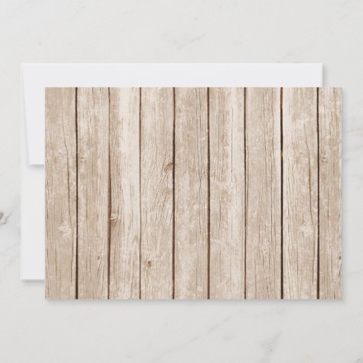 Bosvee 1 verjaardag kaart (Achterkant)