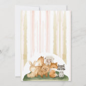 Bosveestapenbudget Oh Baby shower Kaart (Achterkant)