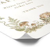 Bosverhaal Baby Shower Luier Raffle Poster (Hoek)