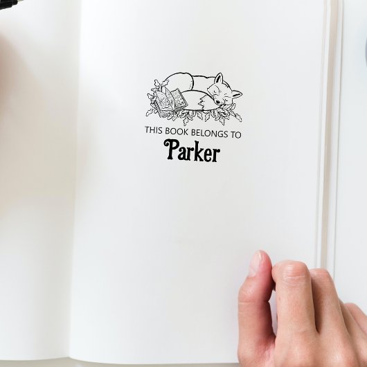 Bosverhaal Kinderboek Vos Babyboek Stempel