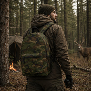 Bosverkenning Woodland Camouflagepatroon Bedrukte Rugzak