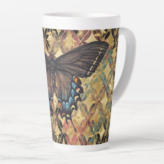 bosvlinder latte mok (Rechterhoek)