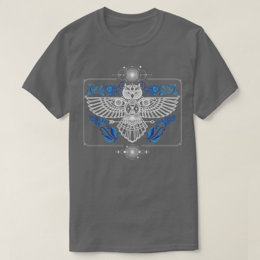 Bosvogel Night Owl  Owl T-shirt (Design voorkant)