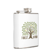 Bosvogelbadgasten Heupfles (Rechts)