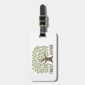 Bosvogels Bagagelabel (Voorkant verticaal)