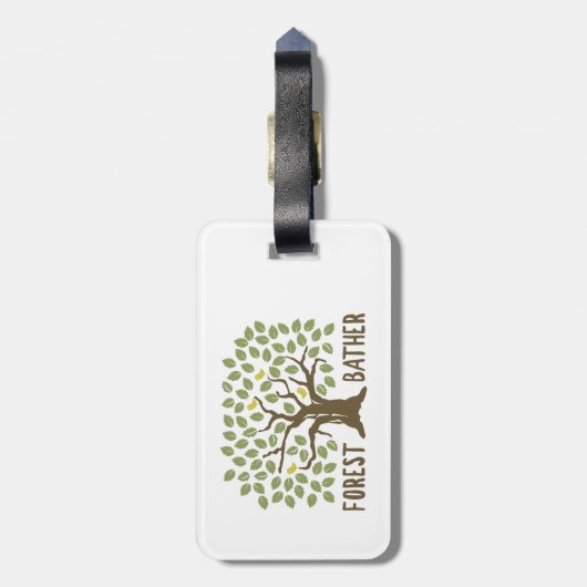 Bosvogels Bagagelabel (Achterkant verticaal)