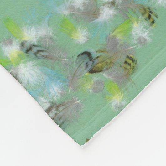 Bosvogels fleece deken (Hoek)