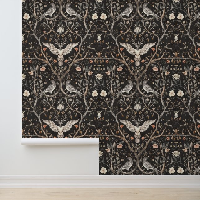 Bosvolk Fantasie Gotisch Behang (Applicatie)