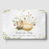Bosvos | Babyborrel in het bos Gastenboek (Voorkant)