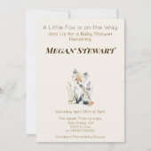 Bosvos Babyborrel Kaart (Voorkant)