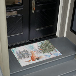 Bosvos Kerstmis Deurmat