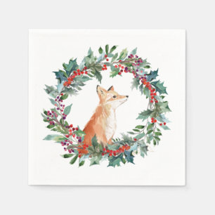 Bosvos Kerstmis Servet