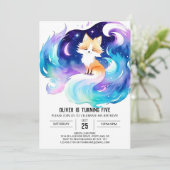 Bosvos Magische Verjaardag Kaart (Staand voorkant)