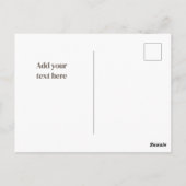 Bosvos Rode Vos Bedankkaartje Briefkaart (Achterkant)