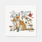 bosvos servetten (Voorkant)