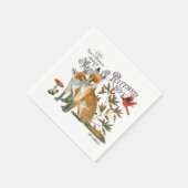  bosvos servetten (Hoek)