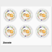 Bosvos | Terugadres Bosbaby Ronde Sticker (Vel)