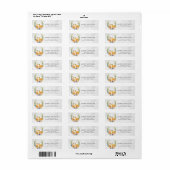 Bosvos Vos | Bos Baby Retouradreslabel Etiket (Full Sheet)