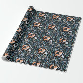 Bosvos Winter Cadeaupapier (Uitgerold)