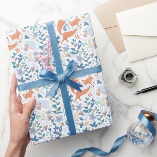 Bosvos Winter Cadeaupapier (Geschenken)