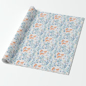 Bosvos Winter Cadeaupapier (Uitgerold)