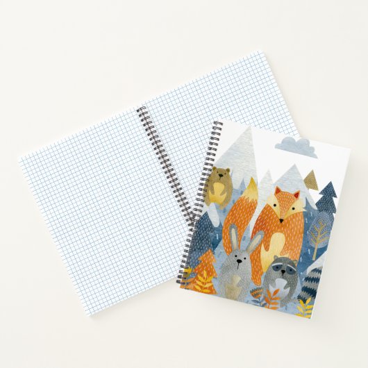 Bosvrienden in de berg notitieboek (Binnen)