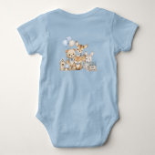 Bosvrienden Jongens Baby Borrel Romper (Achterkant)